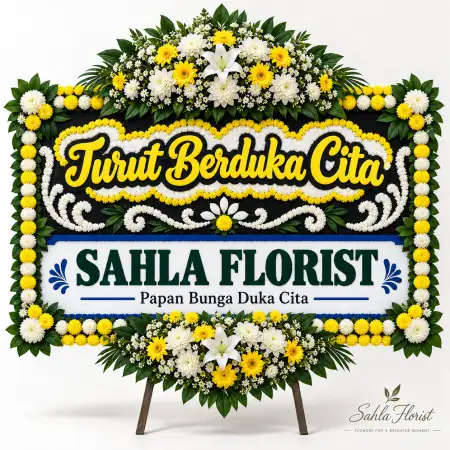 Papan Bunga Duka Cilandak