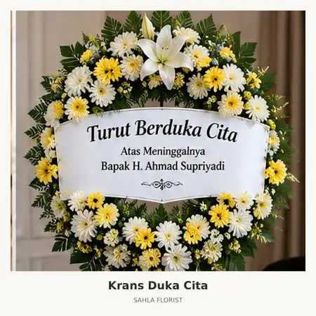 Krans Bunga Duka Cilandak